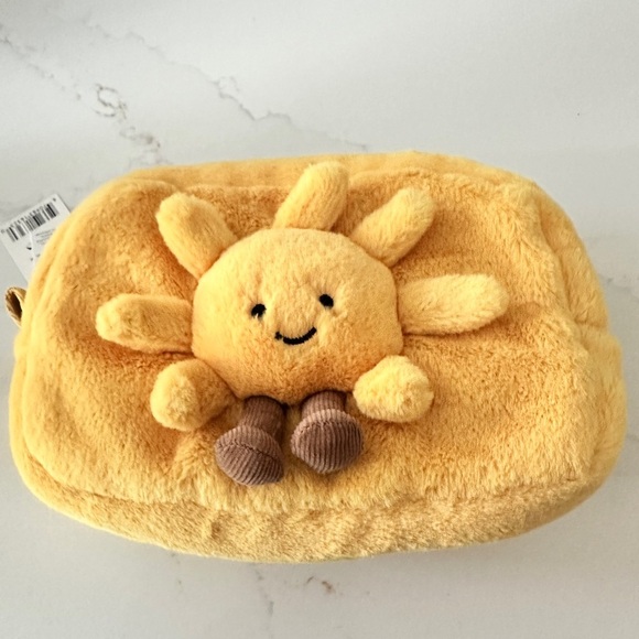 Jellycat Sun Plush Pouch with gift bag - NWT - Picture 3 of 8